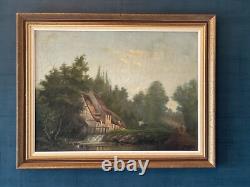 Old Painting Oil on Canvas Signed
