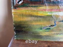 Old Painting Oil on Canvas UNKNOWN (early 20th century) park