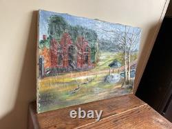Old Painting Oil on Canvas UNKNOWN (early 20th century) park