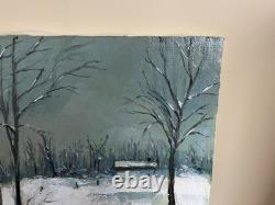 Old Painting Oil on Canvas VAN WAAS (early 20th century) Landscape