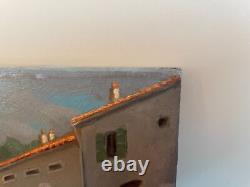 Old Painting Oil on Panel J. B M VECKER (1899-1988) Scene from the Napoleonic Era