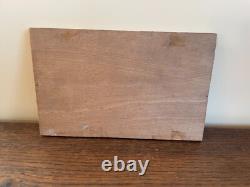 Old Painting Oil on Panel J. B M VECKER (1899-1988) Scene from the Napoleonic Era