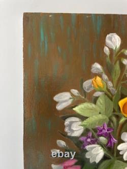 Old Painting Oil on Panel J. B Maurice VECKER 1896-1998 Still Life