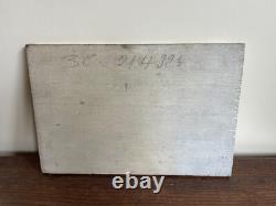 Old Painting Oil on Panel J. B Maurice VECKER (1899-1988) Lock