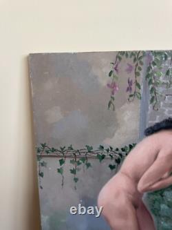 Old Painting Oil on Panel J. B Maurice VECKER (1899-1988) Nude