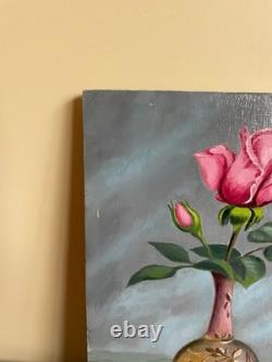 Old Painting Oil on Panel J. B Maurice VECKER (1899-1988) Still Life