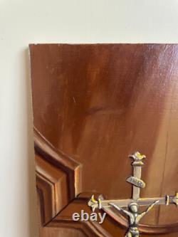 Old Painting Oil on Panel J. B Maurice VECKER 1899-1988 Still Life