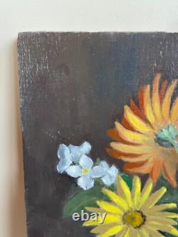 Old Painting Oil on Panel J. B Maurice VECKER (1899-1988) Still Life