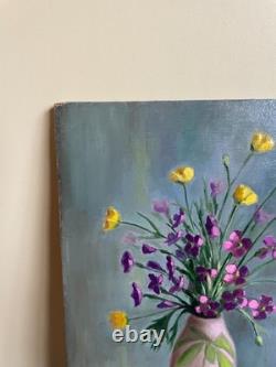 Old Painting Oil on Panel J. B Maurice VECKER (1899-1988) Still Life