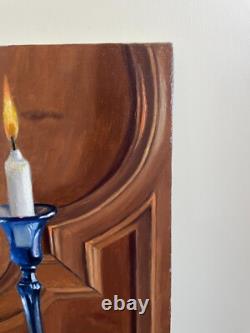 Old Painting Oil on Panel J. B Maurice VECKER 1899-1988 Still Life