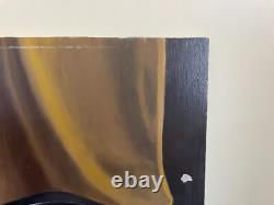 Old Painting Oil on Panel J. B Maurice VECKER 1899-1988 Still Life