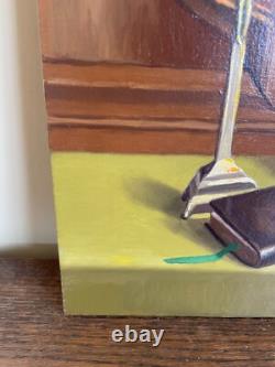 Old Painting Oil on Panel J. B Maurice VECKER 1899-1988 Still Life