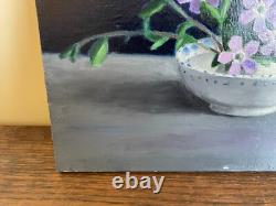 Old Painting Oil on Panel J. B. Maurice VECKER (1899-1988) Still Life