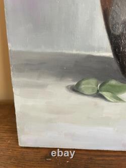 Old Painting Oil on Panel J. B. Maurice VECKER 1899-1988 Still Life