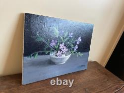 Old Painting Oil on Panel J. B. Maurice VECKER (1899-1988) Still Life