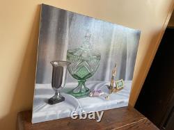 Old Painting Oil on Panel J. B Maurice VECKER (1899-1988) Still Life