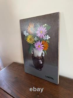 Old Painting Oil on Panel J. B Maurice VECKER (1899-1988) Still Life