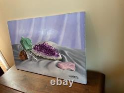 Old Painting Oil on Panel J. B. Maurice VECKER (1899-1988) Still Life