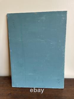 Old Painting Oil on Panel J. B Maurice VECKER 1899-1988 Still Life