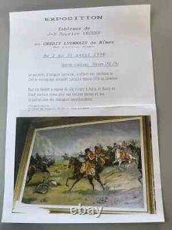 Old Painting Oil on Panel J. B. Maurice VECKER 1899-1988 Still Life