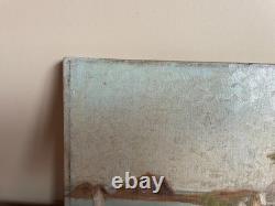 Old Painting Oil on Panel J. B Maurice VECKER (1899-1988) Trégastel 1933