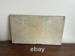 Old Painting Oil on Panel J. B Maurice VECKER (1899-1988) Trégastel 1933