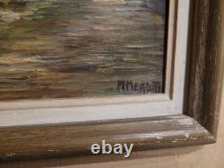 Old Painting, Oil on Panel, Painting, Haut Doubs, Signed, Landscape, Oil