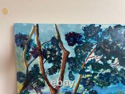 Old Painting Oil on Panel ROGIER M (1976) The Old Ramparts of Antibes