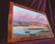 Old Painting Oil On Wood Seascape Seaside Brittany Normandy Dlg 19th Century