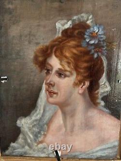 Old Painting/Oil on Wood/late 18th century/38.5x30cm