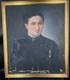 Old Painting Portrait Of A Woman, Signed Adrienne Geofroy, 19th Century Oil On Canvas