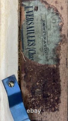 Old Painting Portrait of a Woman, signed Adrienne Geofroy, 19th Century Oil on Canvas