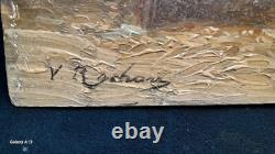 Old Painting Return from Fishing