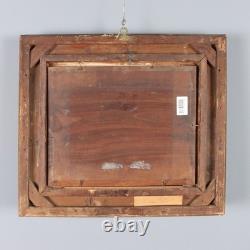 Old Painting Signed Charles Clair The Sheepfold 19th-20th Century Original