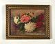 Old Painting Signed Dufour, Bouquet De Fleurs, Oil On Panel, Early 20th Century