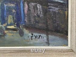 Old Painting Signed, Framed, Fair, Oil on Canvas, Painting, 20th Century