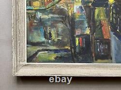 Old Painting Signed, Framed, Fair, Oil on Canvas, Painting, 20th Century