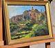 "old Painting Signed By Gaston Prunier. Natural Landscape. Oil Painting On Panel."