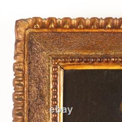 Old Painting Young Woman with Parrot Oil on Canvas 800 Original