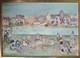 Old Painting By Georges Roudneff 1964 Beach Oil On Canvas