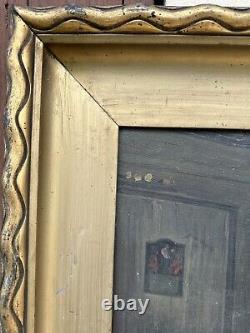 Old Painting by Karl Wolfsberger (1889-1962) 85x65 oil on panel, Framed