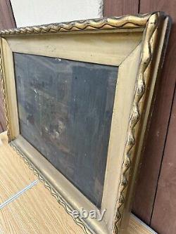 Old Painting by Karl Wolfsberger (1889-1962) 85x65 oil on panel, Framed