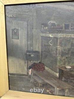 Old Painting by Karl Wolfsberger (1889-1962) 85x65 oil on panel, Framed