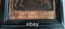 Old Painting on Copper 18th Century Martyrdom of Saint Bartholomew