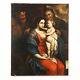 Old Painting With Sacred Subject Oil On Canvas Italy 17th Century