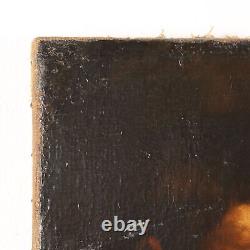 Old Painting with Sacred Subject Oil on Canvas Italy 17th Century