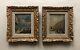 Old Paintings, Views Of Venice, Pair Of Oil On Canvas, Painting, 20th Century