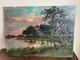 Old Panel Painting To Decipher (late 19th Century) Nieuport 1897