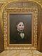 Old Portrait, Old Oil On Canvas 19th Century, Dated And Signed