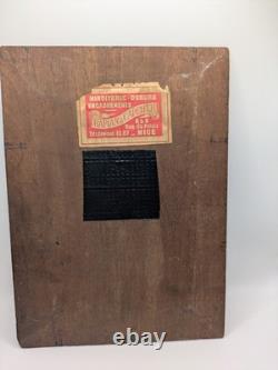 Old Portrait of a Woman Signed by Yves Edgar Muller Oil on Wood Panel 16x22 cm